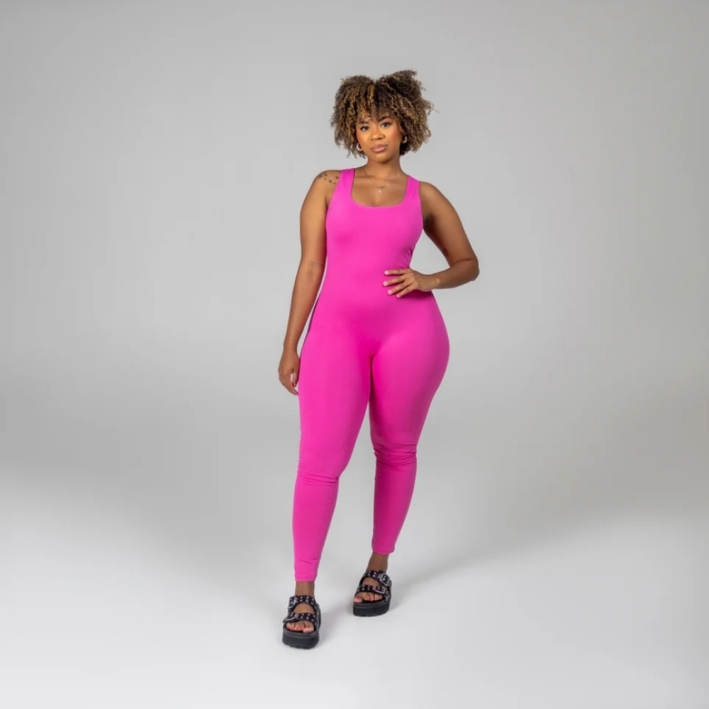 Stript Official hot pink Cali jumpsuit. size XS
